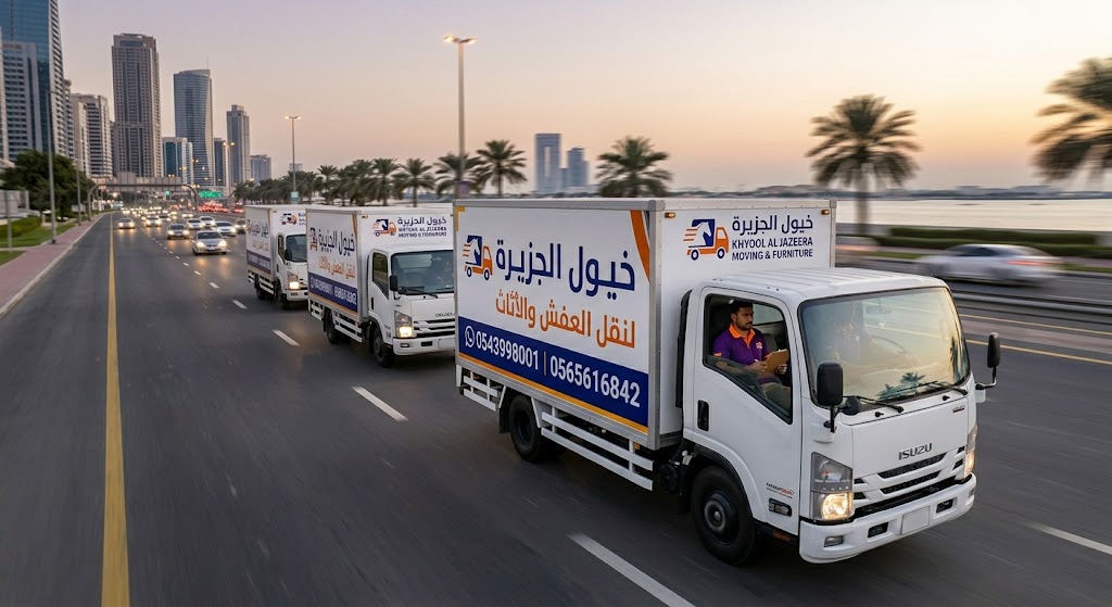 نقل العفش بين المدن السعودية بسيارات مجهزة